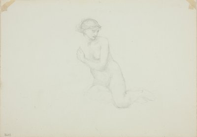 Femme nue assise - Sir Edward Burne Jones