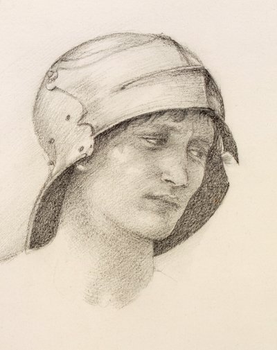 Femme au chapeau (détail) - Sir Edward Burne Jones
