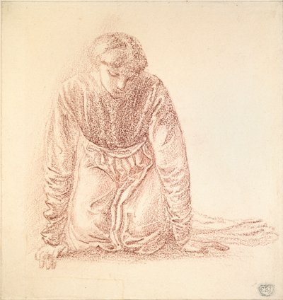 Figure agenouillée d