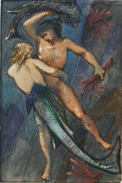 Sirène et homme de l