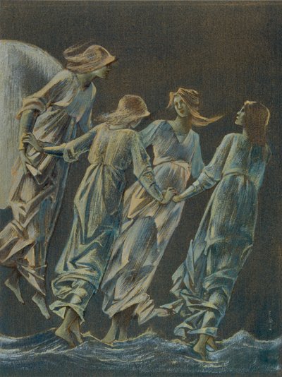 Nymphes de la lune - Sir Edward Coley Burne Jones