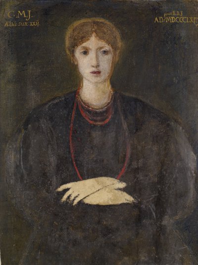 Portrait de Georgiana Burne-Jones 1840-1920, 1863 - Sir Edward Coley Burne Jones