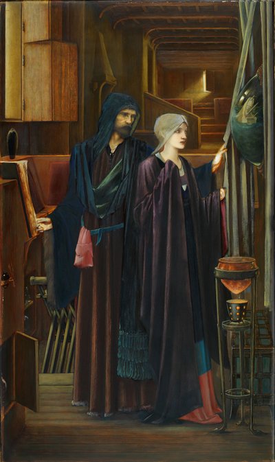 Le sorcier, 1898 - Sir Edward Coley Burne Jones