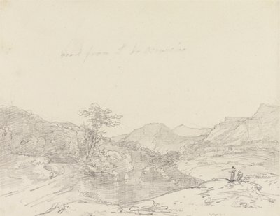 Entre Llangollen et Oswestry - Sir George Howland Beaumont seventh Baronet