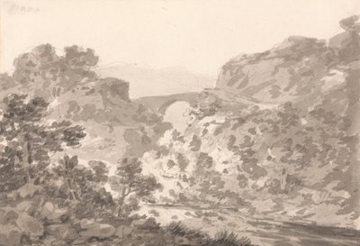 Pont sur un ruisseau, nord du Pays de Galles - Sir George Howland Beaumont seventh Baronet