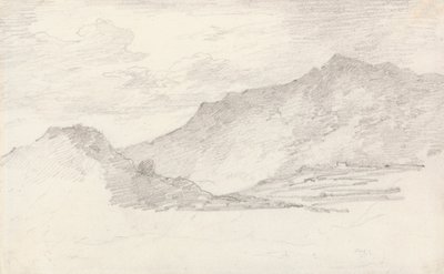 Esquisse de colline - Sir George Howland Beaumont seventh Baronet