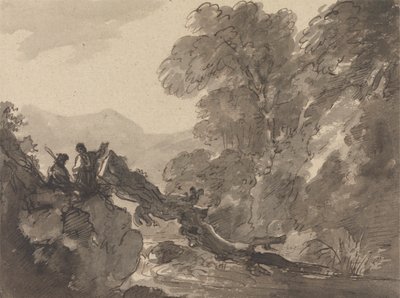 Paysage Romantique - Sir George Howland Beaumont seventh Baronet