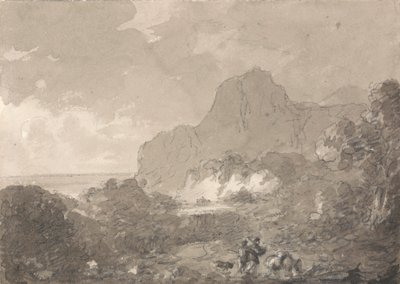 Vue sur la côte italienne - Sir George Howland Beaumont seventh Baronet