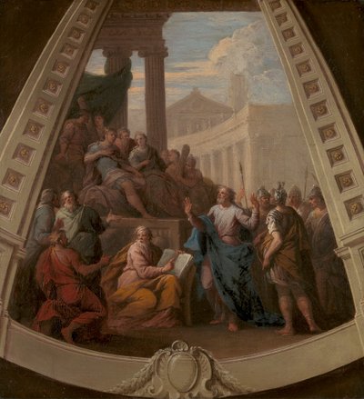 Saint Paul devant Agrippa - Sir James Thornhill