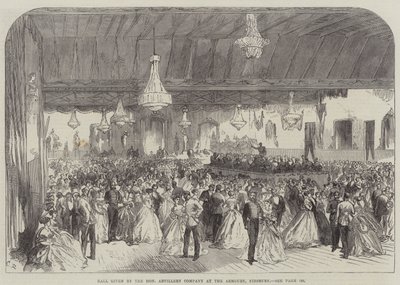 Bal donné par la Honourable Artillery Company à l
