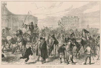 Le marché aux chevaux à Islington - Sir John Charles Robinson