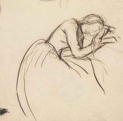 Une femme courbée de chagrin - Sir John Everett Millais