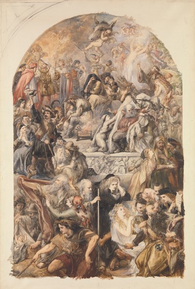 Apothéose des personnages de Shakespeare - Sir John Gilbert