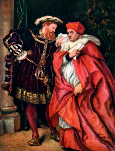 Henri VIII et le cardinal Wolsey - Sir John Gilbert