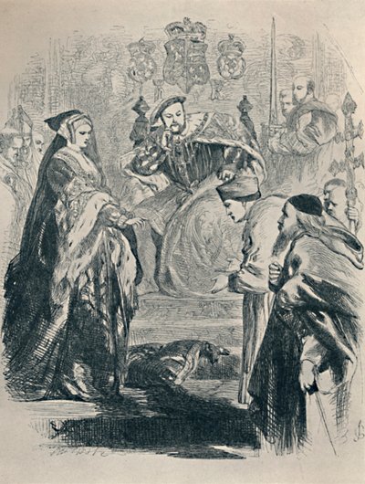 Reine Catherine : Lord Cardinal, -À vous je parle.., vers 1890, 1923 - Sir John Gilbert