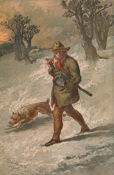 Le Bûcheron et son chien, 1862 - Sir John Gilbert