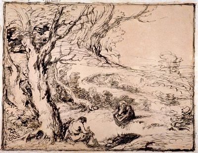 Timon et Apemantus, 1883 - Sir John Gilbert