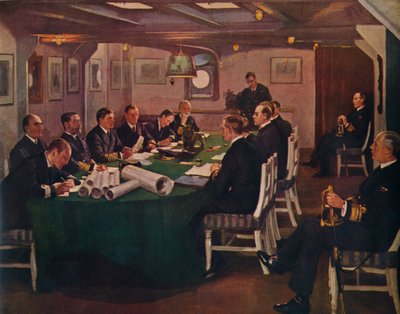 Cabine avant, H.M.S. Queen Elizabeth, Rosyth, 16 novembre 1918, 1935 - Sir John Lavery