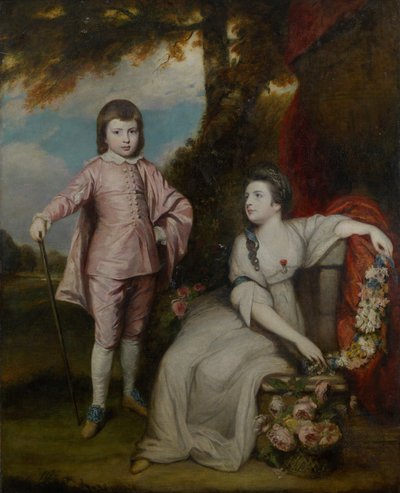 George Capel, Vicomte Malden 1757-1839, et Lady Elizabeth Capel 1755-1834, 1768 - Sir Joshua Reynolds