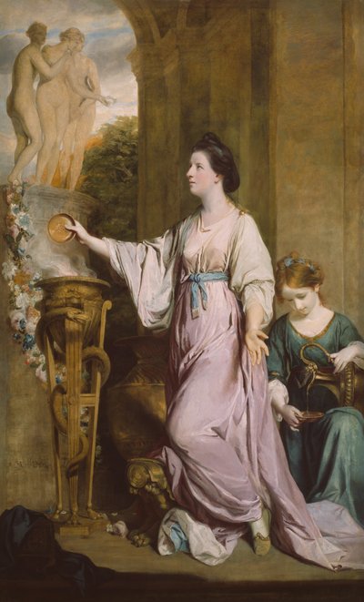 Lady Sarah Bunbury sacrifiant aux Grâces, 1763-65 - Sir Joshua Reynolds