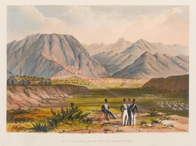 Ville de Kaboul, depuis la route de Jellalabad - Sir Keith A. Jackson
