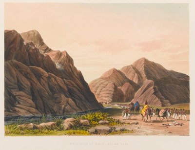 Montagnes au col de Zirta Bolan - Sir Keith A. Jackson