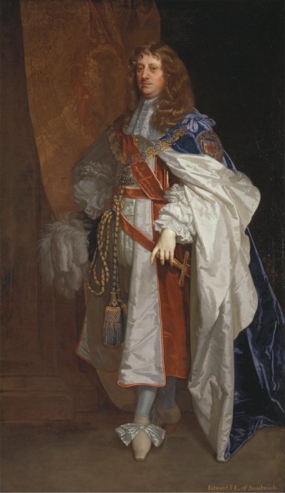 Edward Montagu, premier comte de Sandwich - Sir Peter Lely
