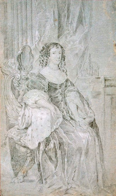 Portrait de Catherine de Bragance - Sir Peter Lely