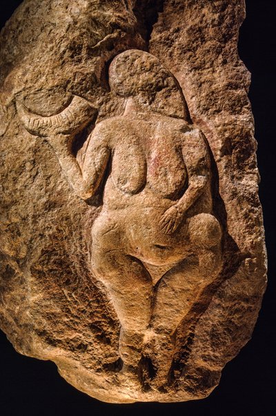 La Vénus de Laussel, sculpture d