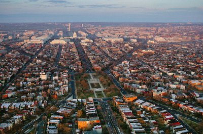 Vue de la ville vers l