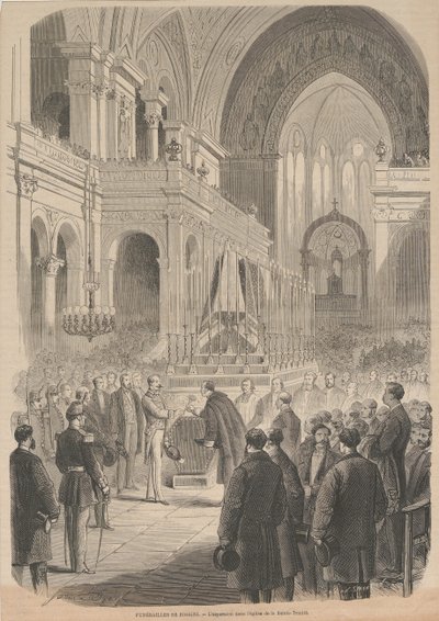 Les funérailles de Gioacchino Rossini. La consécration dans l