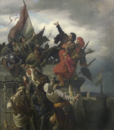 Le Sacrifice de soi de Titusz Dugovics, 1859 - Alexander von Wagner