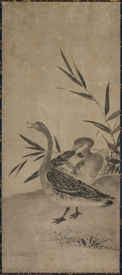 Oies, période Muromachi, 1392-1573 - Soami