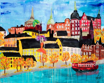 La fille flottante – La ville d