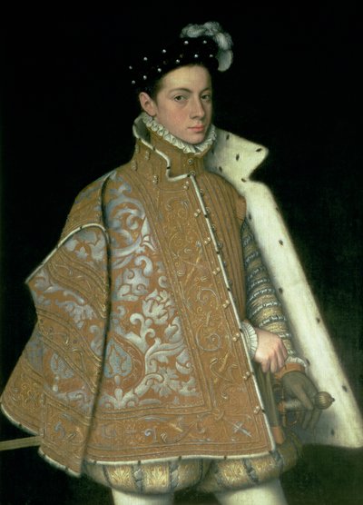 Alessandro Farnese (1546-92), futur gouverneur des Pays-Bas (1578-86), fils de Marguerite de Parme (1522-86) et Ottavio Farnese, Duc de Parme (1520-86), vers 1561 - Sofonisba Anguissola