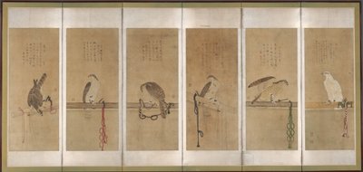 Faucons attachés - Soga Chokuan