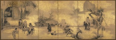 Les Huit Immortels de la coupe de vin - Soga Shohaku