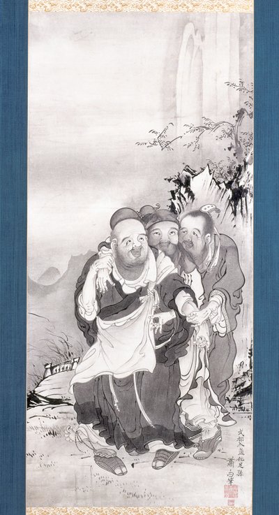 Les trois rieurs de la ravine du tigre - Soga Shohaku