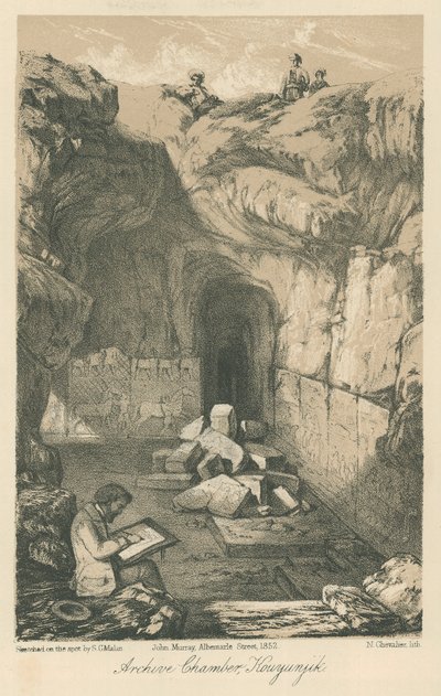 Chambre des archives, Kouyunjik - Solomon Caesar Malan
