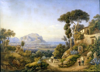 Palerme et Monte Pellegrino - Solomon Corrodi