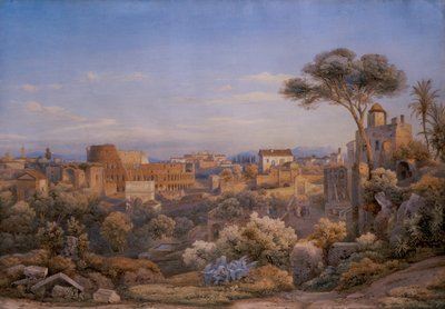 Le Colisée et le Forum, vus de l