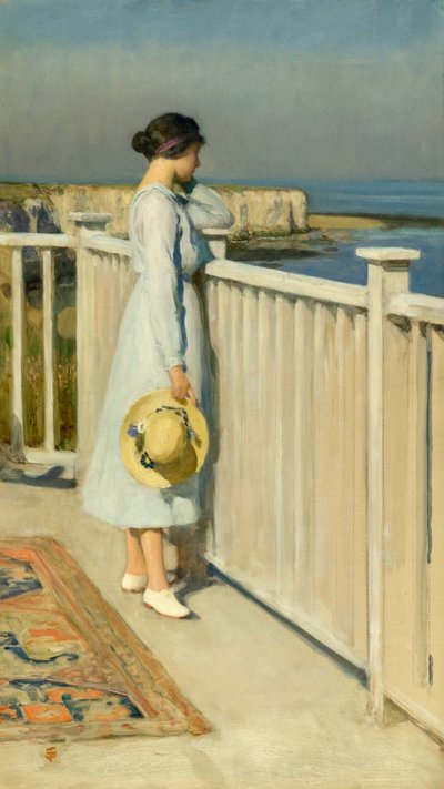 Depuis le Toit de mon Studio - Solomon Joseph Solomon