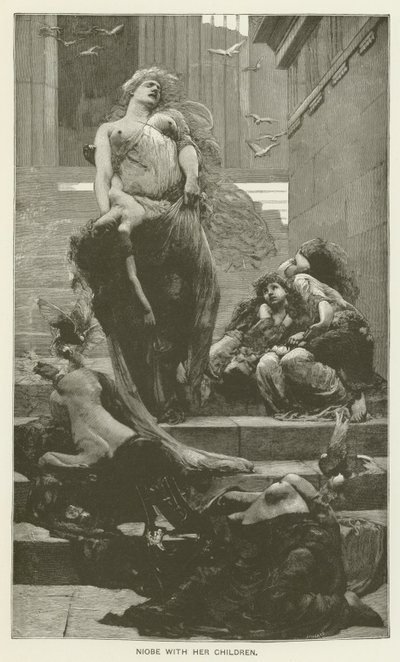 Niobé avec ses enfants - Solomon Joseph Solomon