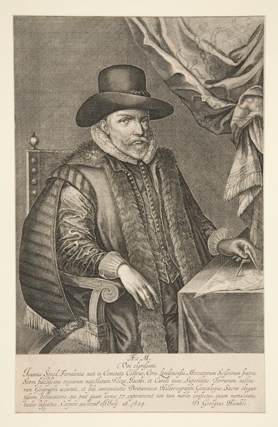 Portrait de John Speed - Solomon Savery