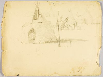 Village indien - Solon H. Borglum