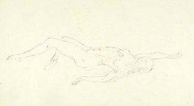 Nageuse nue, "The Plunge" (Le plongeon) - Solon H. Borglum