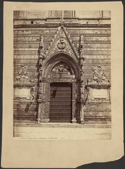 Porte de la cathédrale de Messine - Sommer and Behles