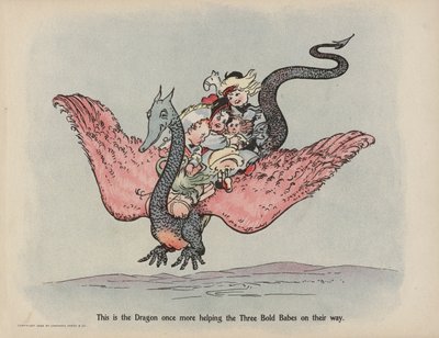 Illustration de la suite des aventures des trois bébés audacieux (lithographie couleur) - Sophia Rosamond Praeger
