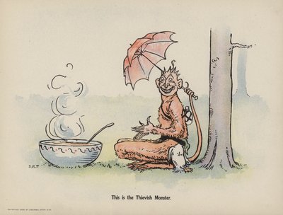 Illustration de la suite des aventures des trois bébés audacieux (lithographie couleur) - Sophia Rosamond Praeger