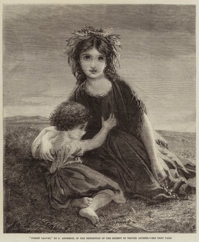 Feuilles de forêt - Sophie Gengembre Anderson